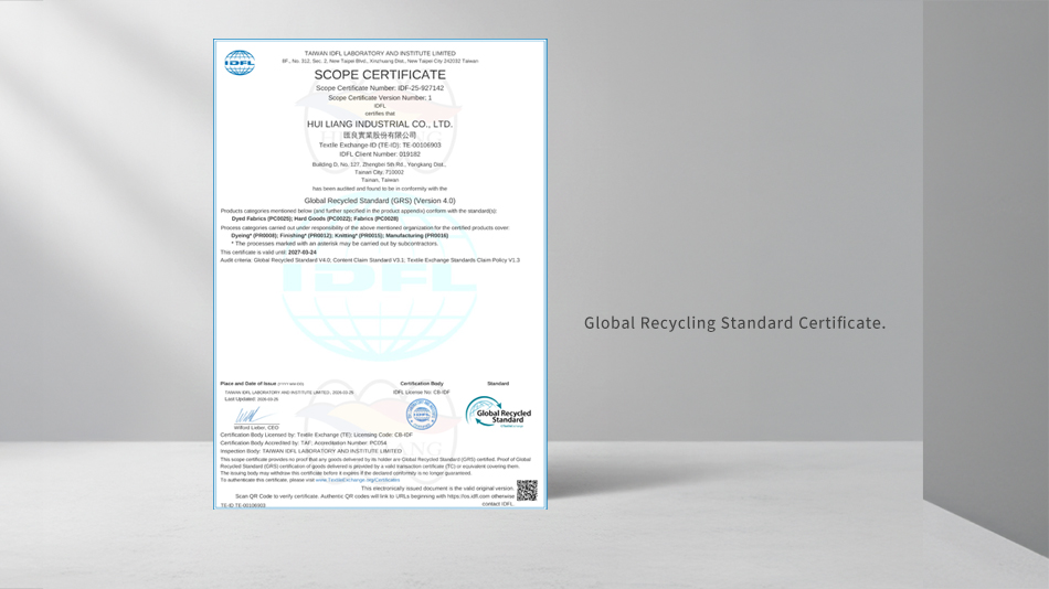 HuiLiang_GRS_Certificate